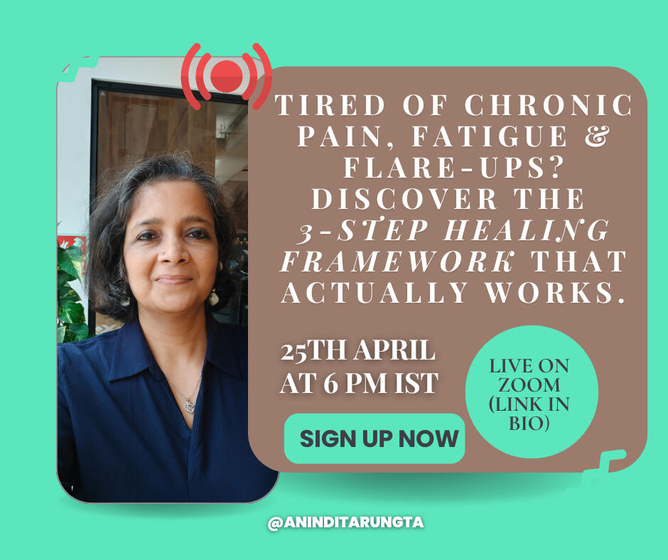 Tired of Chronic Pain, Fatigue & Flare-Ups? Discover the 3-Step Healing Framework That Actually Works.